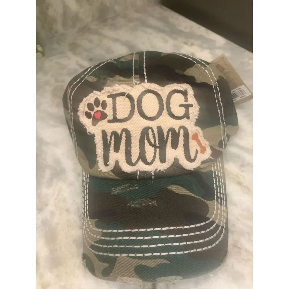 Baseball Cap Dog Mom #sports #dog #camo cap